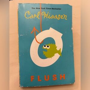 Flush by Carl Hiaasen Paperback Book – Mystery Adventure Humor for Kids